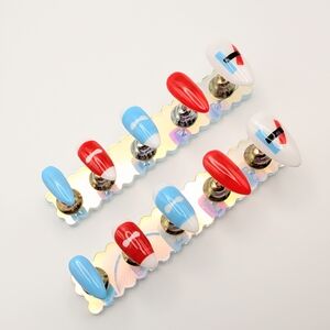 Handcrafted Twenty One Pilots Regional At Best Era Med. Almond Press-On Nails